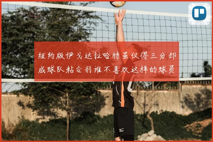 纽约版伊戈达拉哈特虽仅得三分却成球队粘合剂谁不喜欢这样的球员
