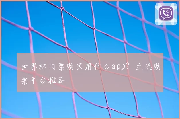 世界杯门票购买用什么app?主流购票平台推荐